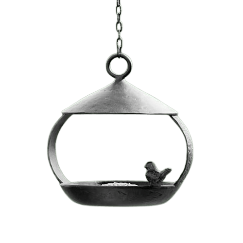 IRON HANGING BIRD FOOD HOLDER (COLOR)